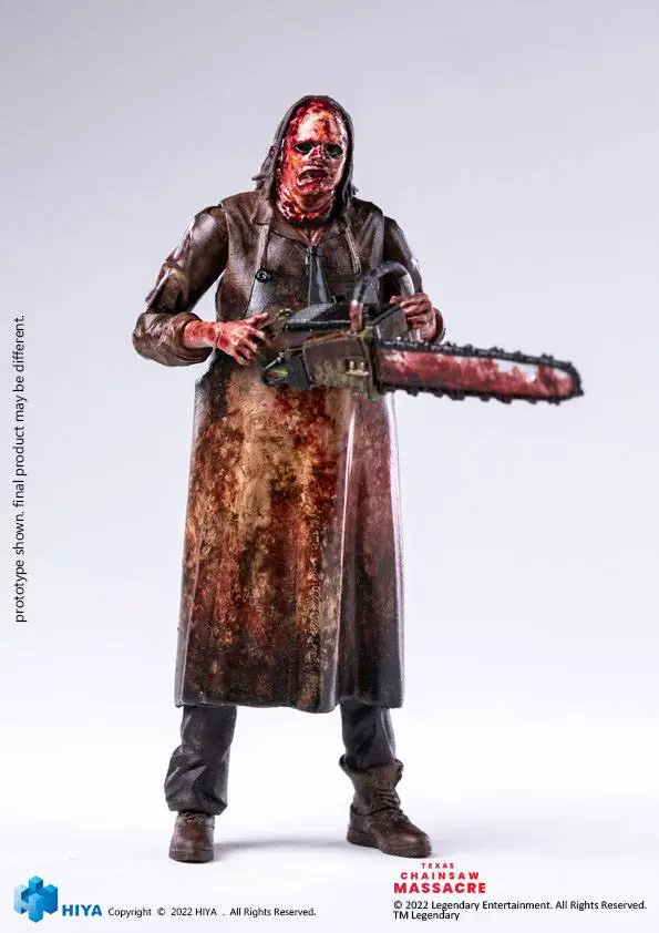 Texas Chainsaw Massacre (2022) Exquisite Mini Action Figure 1/18 Leatherface Slaughter Version 11 cm product photo