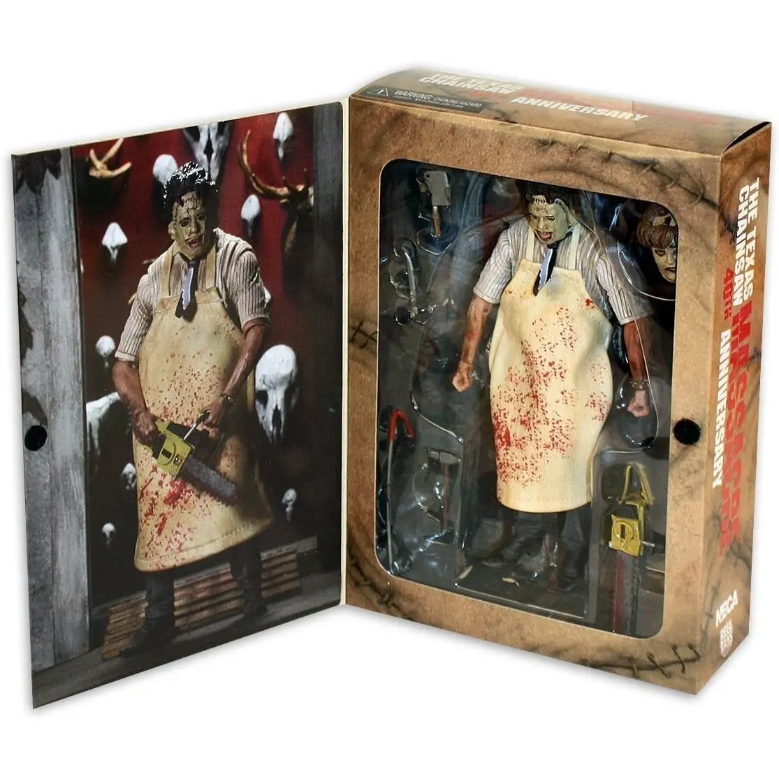 Texas Chainsaw Massacre 40th Anniversary Ultimate Leatherface Retro figure 18cm product photo