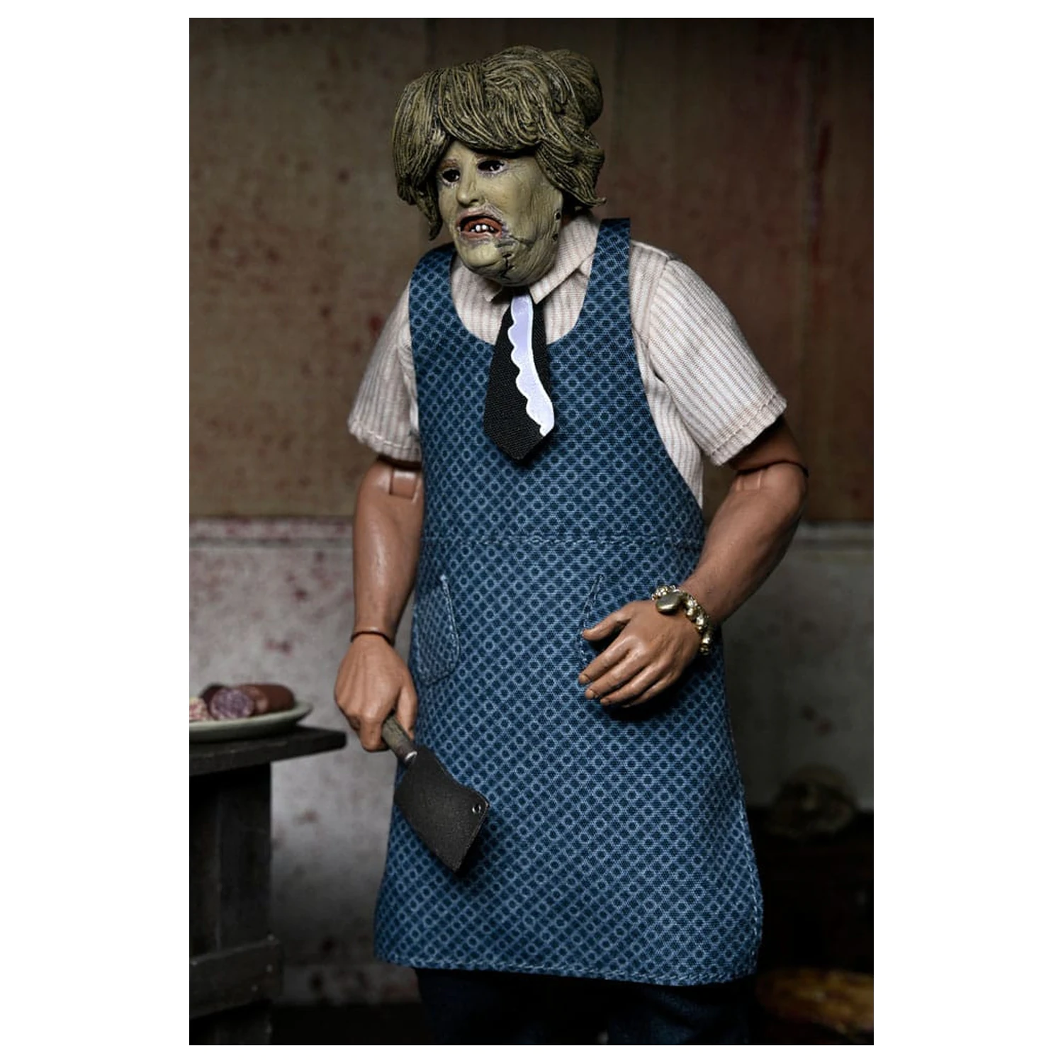 Texas Chainsaw Massacre Clothed Action Figure Leatherface with Old Lady Mask 20 cm product photo