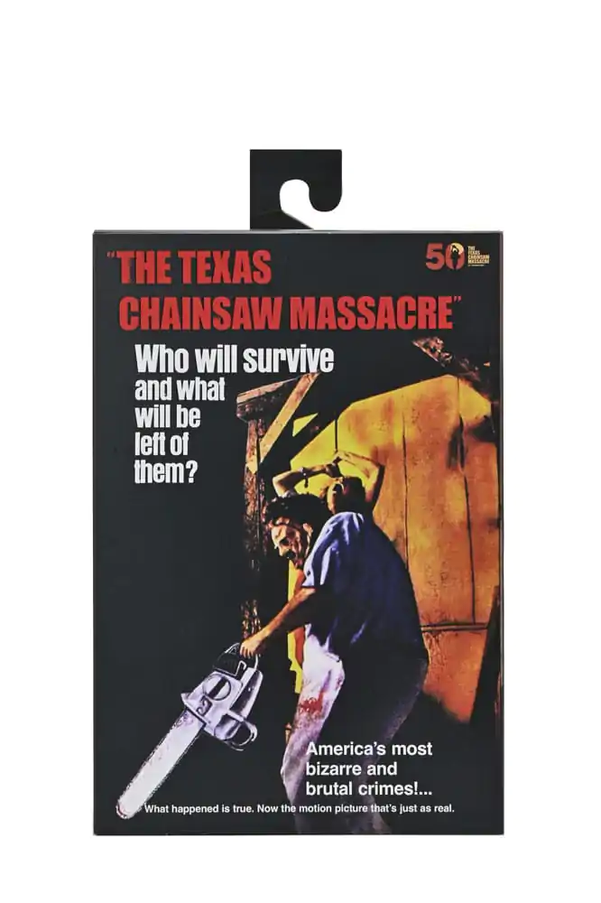 Texas Chainsaw Massacre Clothed Action Figure Leatherface 50th Anniversary 20 cm product photo