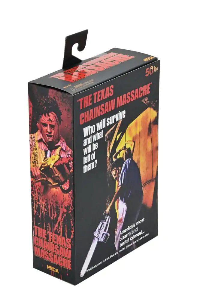 Texas Chainsaw Massacre Clothed Action Figure Leatherface 50th Anniversary 20 cm product photo