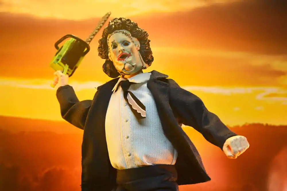 Texas Chainsaw Massacre Clothed Action Figure Leatherface (Pretty Woman Mask) 50th Anniversary 20 cm product photo