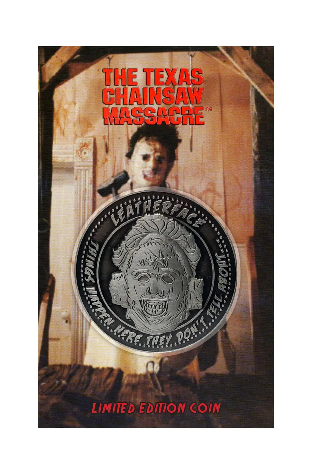 Texas Chainsaw Massacre Collectable Coin Leatherface Limited Edition product photo