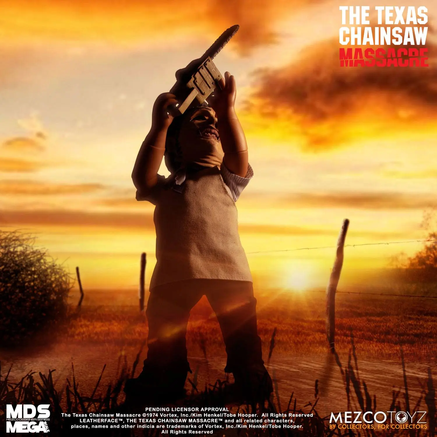 Texas Chainsaw Massacre Mega Scale Action Figure with Sound Feature Leatherface 38 cm product photo