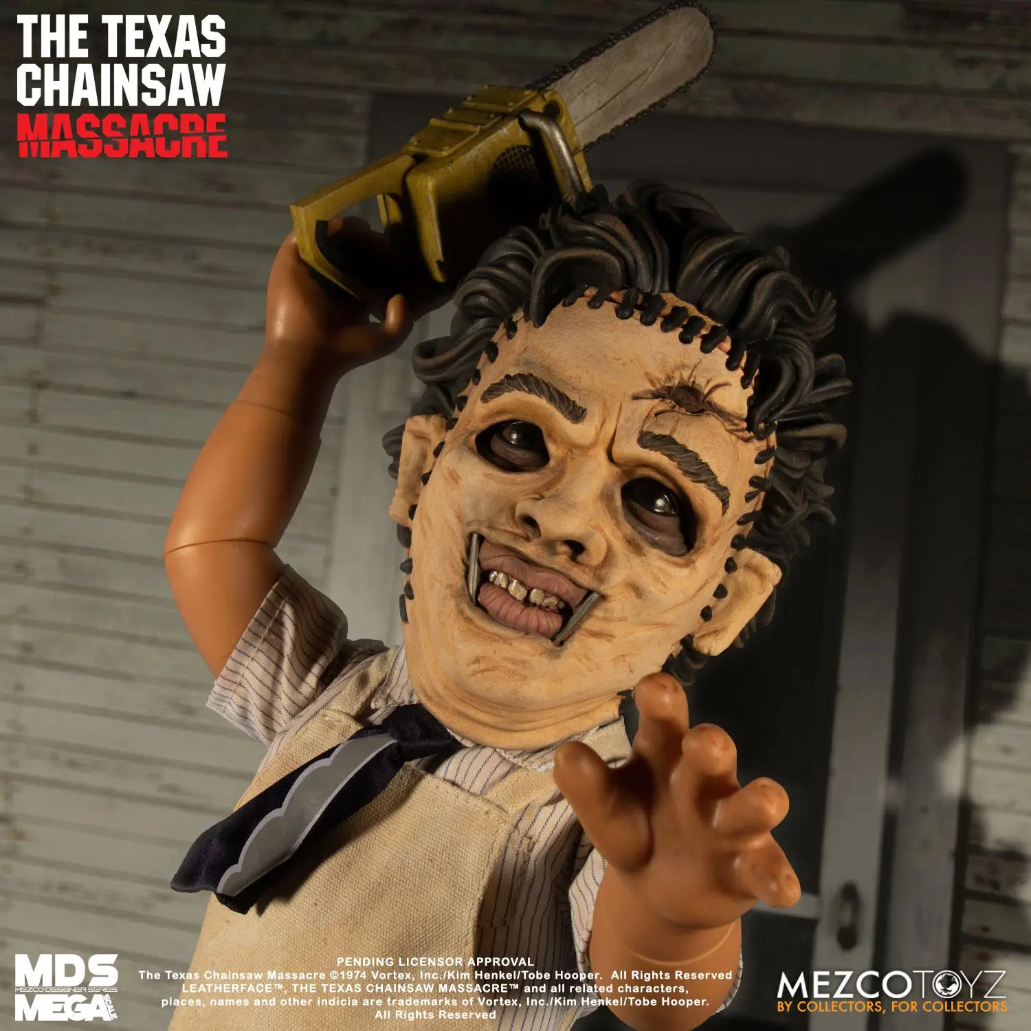 Texas Chainsaw Massacre Mega Scale Action Figure with Sound Feature Leatherface 38 cm product photo