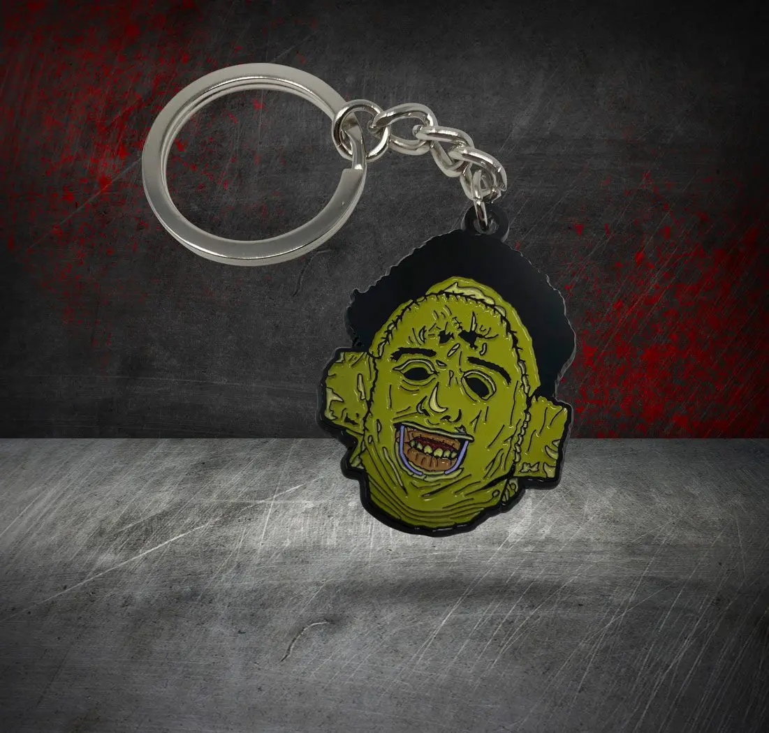 Texas Chainsaw Massacre Metal Keychain Leatherface Limited Edition 4 cm product photo