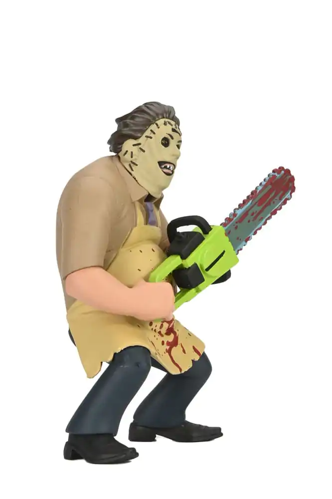 Texas Chainsaw Massacre Toony Terrors Action Figure 50th Anniversary Leatherface (Bloody) 15 cm product photo