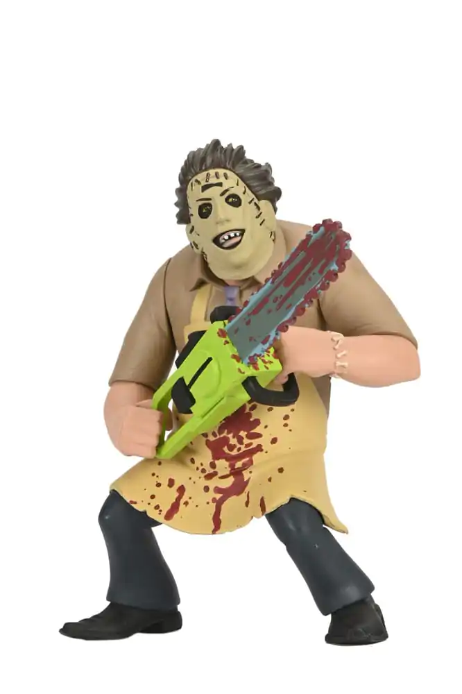 Texas Chainsaw Massacre Toony Terrors Action Figure 50th Anniversary Leatherface (Bloody) 15 cm product photo