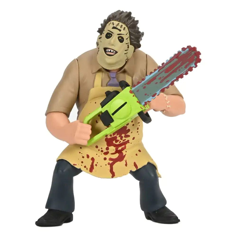 Texas Chainsaw Massacre Toony Terrors Action Figure 50th Anniversary Leatherface (Bloody) 15 cm product photo