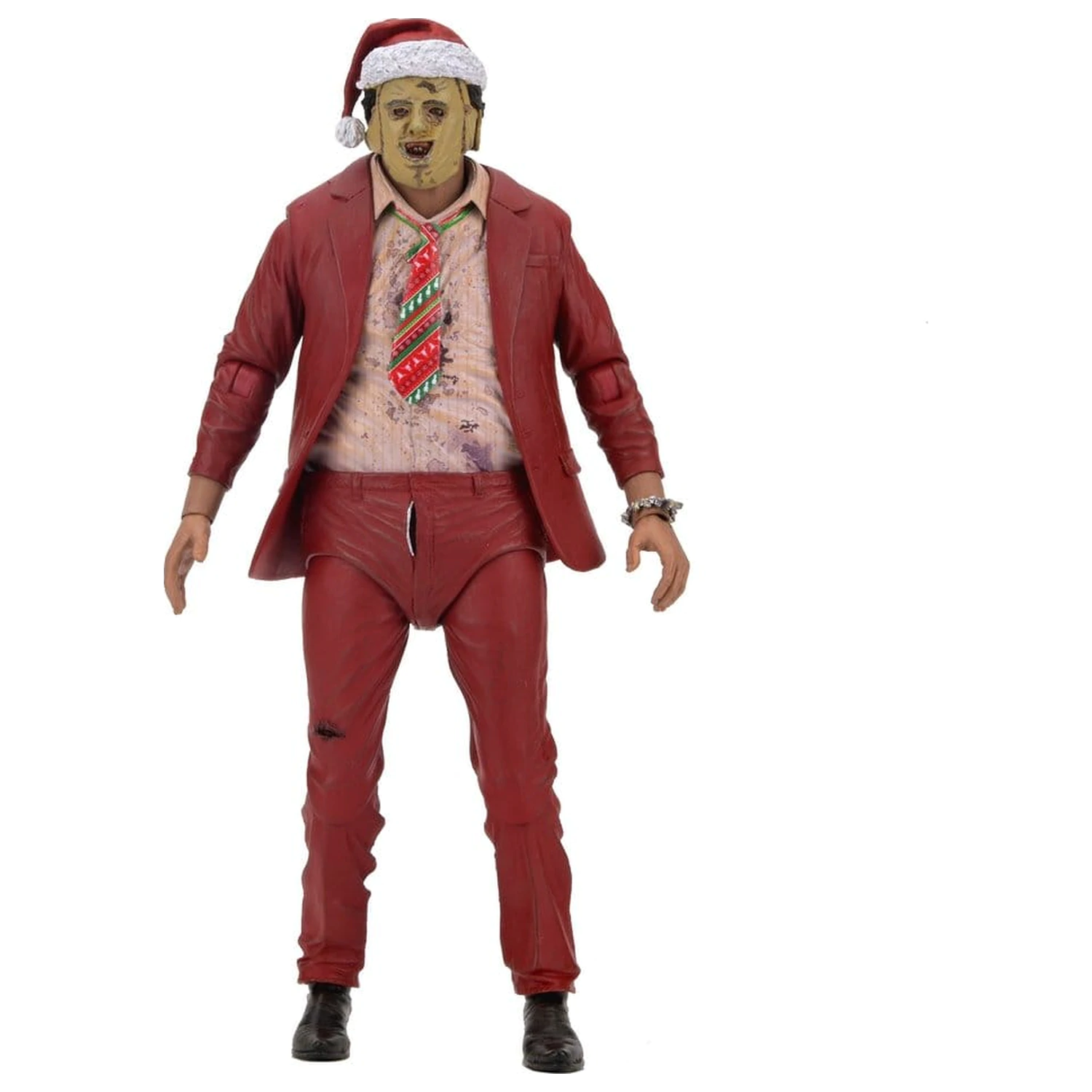Texas Chainsaw Massacre Ultimate Action Figure Santa Leatherface 18 cm product photo