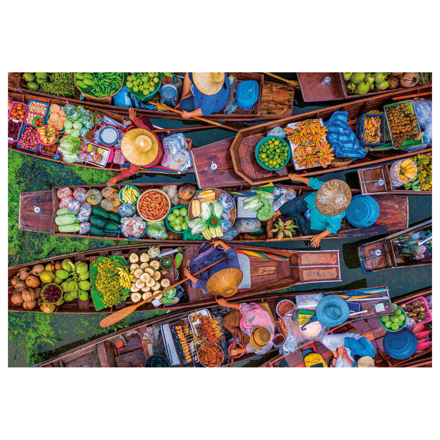 Thai Floating Market puzzle 1000pcs product photo