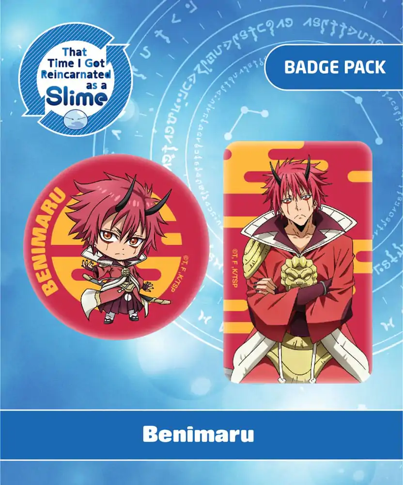 That Time I Got Reincarnated as a Slime Pin Badges 2-Pack Benimaru termékfotó