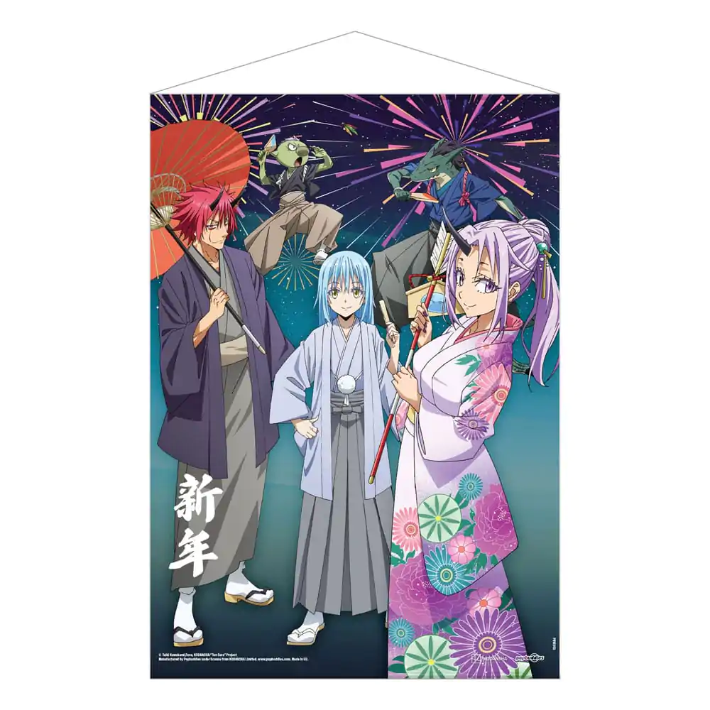 That Time I Got Reincarnated as a Slime Wallscroll New Year's Celebrations 50 x 70 cm termékfotó