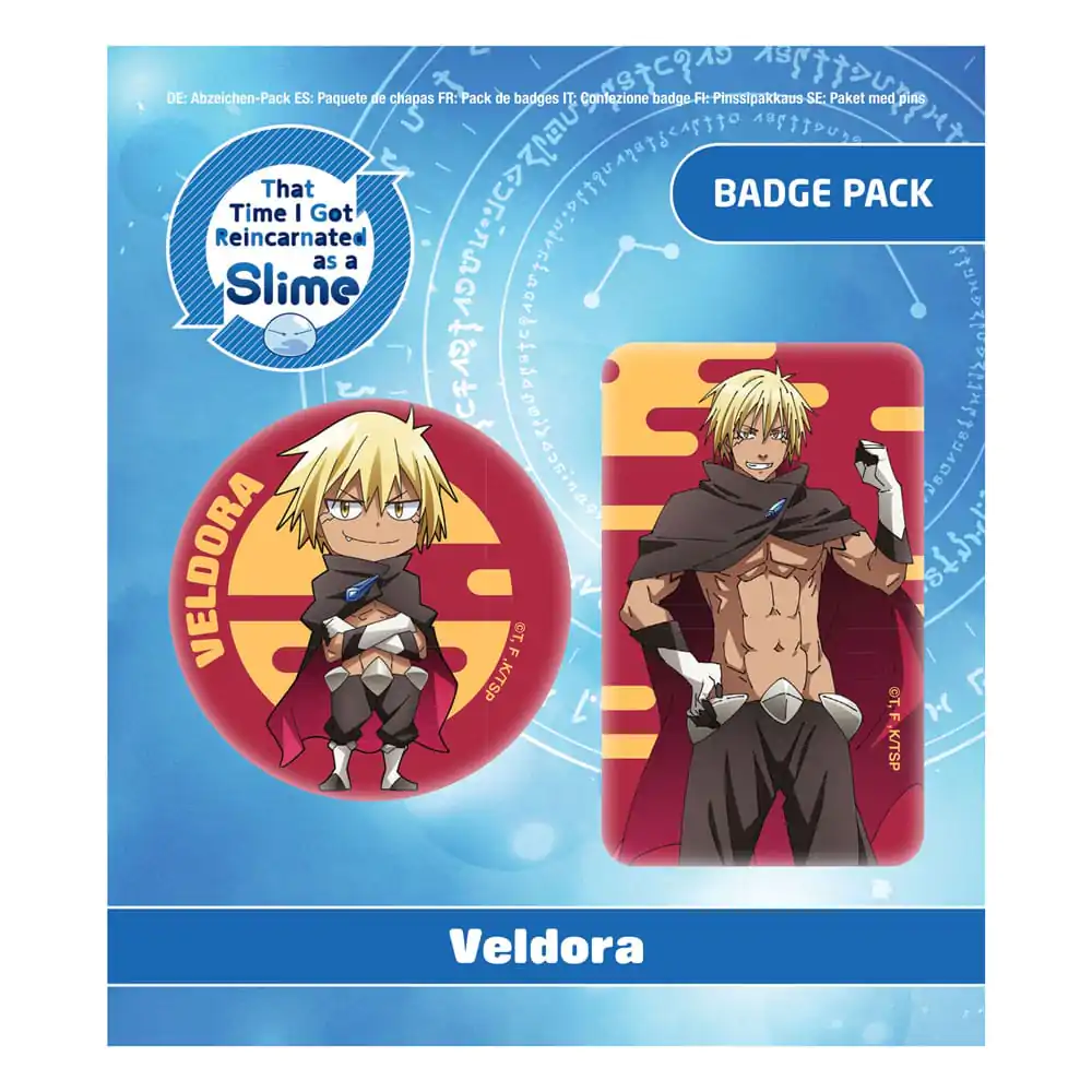 That Time I Got Reincarnated as a Slime Pin Badges 2-Pack Veldora Human Form product photo