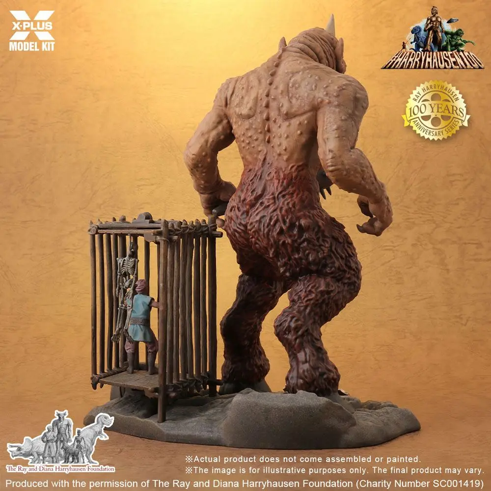 The 7th Voyage of Sinbad Model Kit 1/8 Ray Harryhausens Cyclops 23 cm product photo