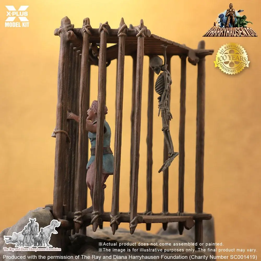 The 7th Voyage of Sinbad Model Kit 1/8 Ray Harryhausens Cyclops 23 cm product photo