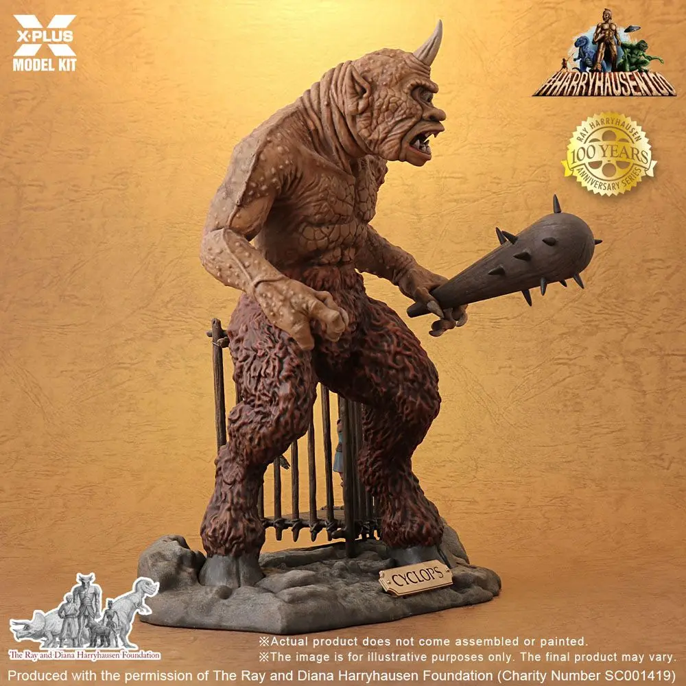 The 7th Voyage of Sinbad Model Kit 1/8 Ray Harryhausens Cyclops 23 cm product photo