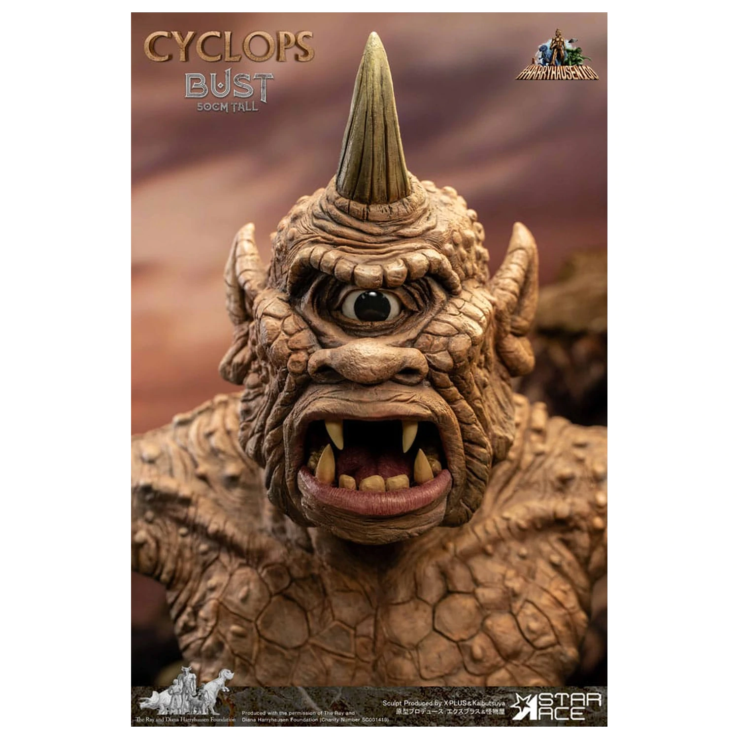 The 7th Voyage of Sinbad Bust Ray Harryhausens Cyclops 50 cm product photo