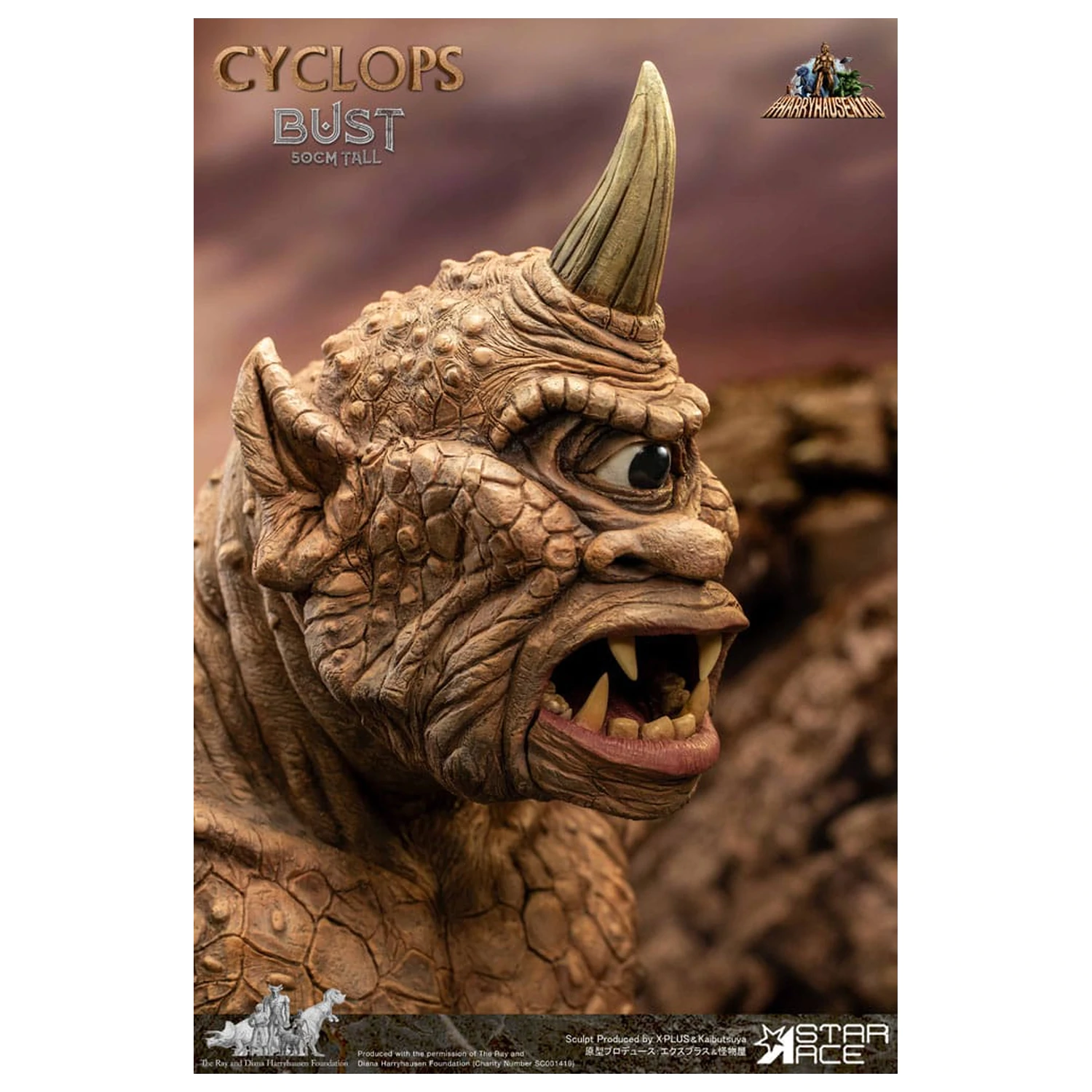 The 7th Voyage of Sinbad Bust Ray Harryhausens Cyclops 50 cm product photo