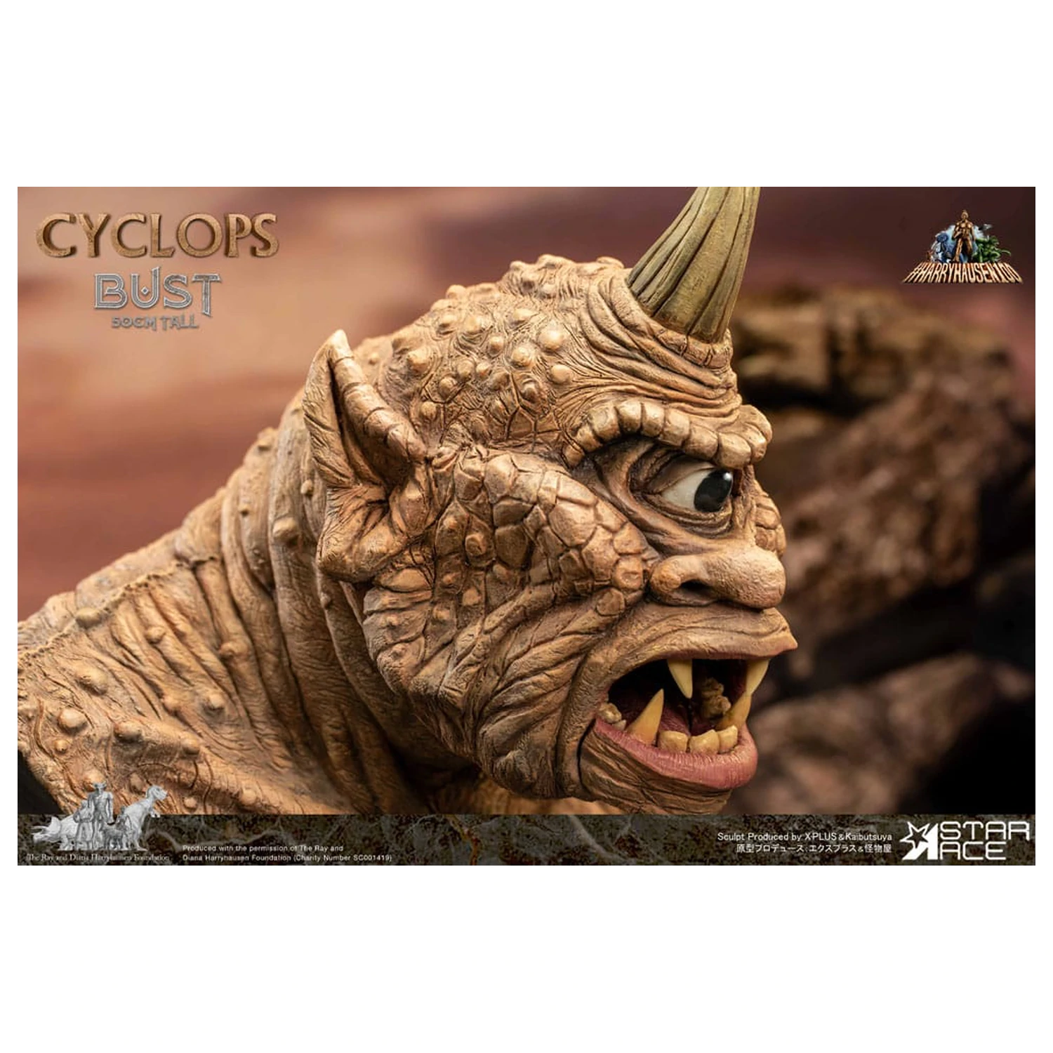 The 7th Voyage of Sinbad Bust Ray Harryhausens Cyclops 50 cm product photo