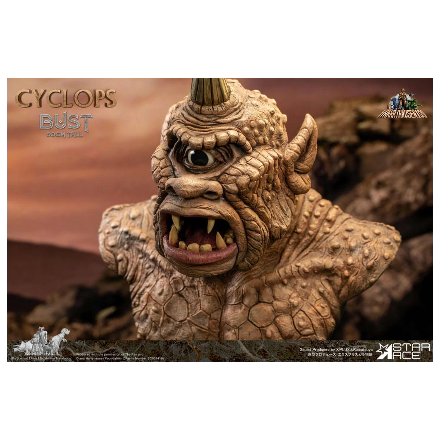 The 7th Voyage of Sinbad Bust Ray Harryhausens Cyclops 50 cm product photo