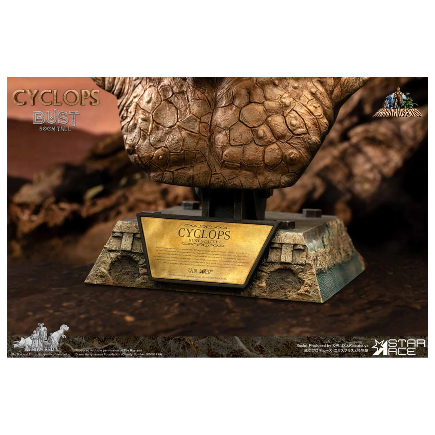 The 7th Voyage of Sinbad Bust Ray Harryhausens Cyclops 50 cm product photo