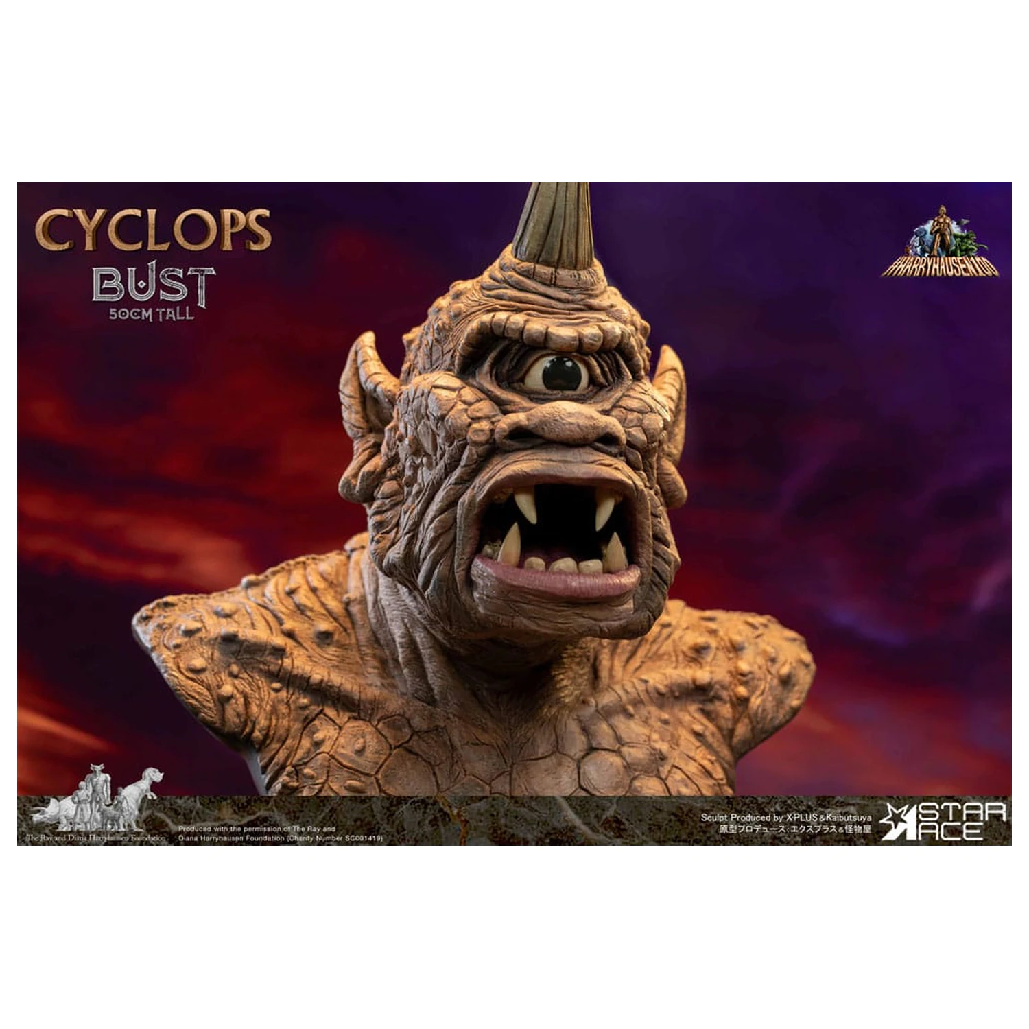 The 7th Voyage of Sinbad Bust Ray Harryhausens Cyclops 50 cm product photo