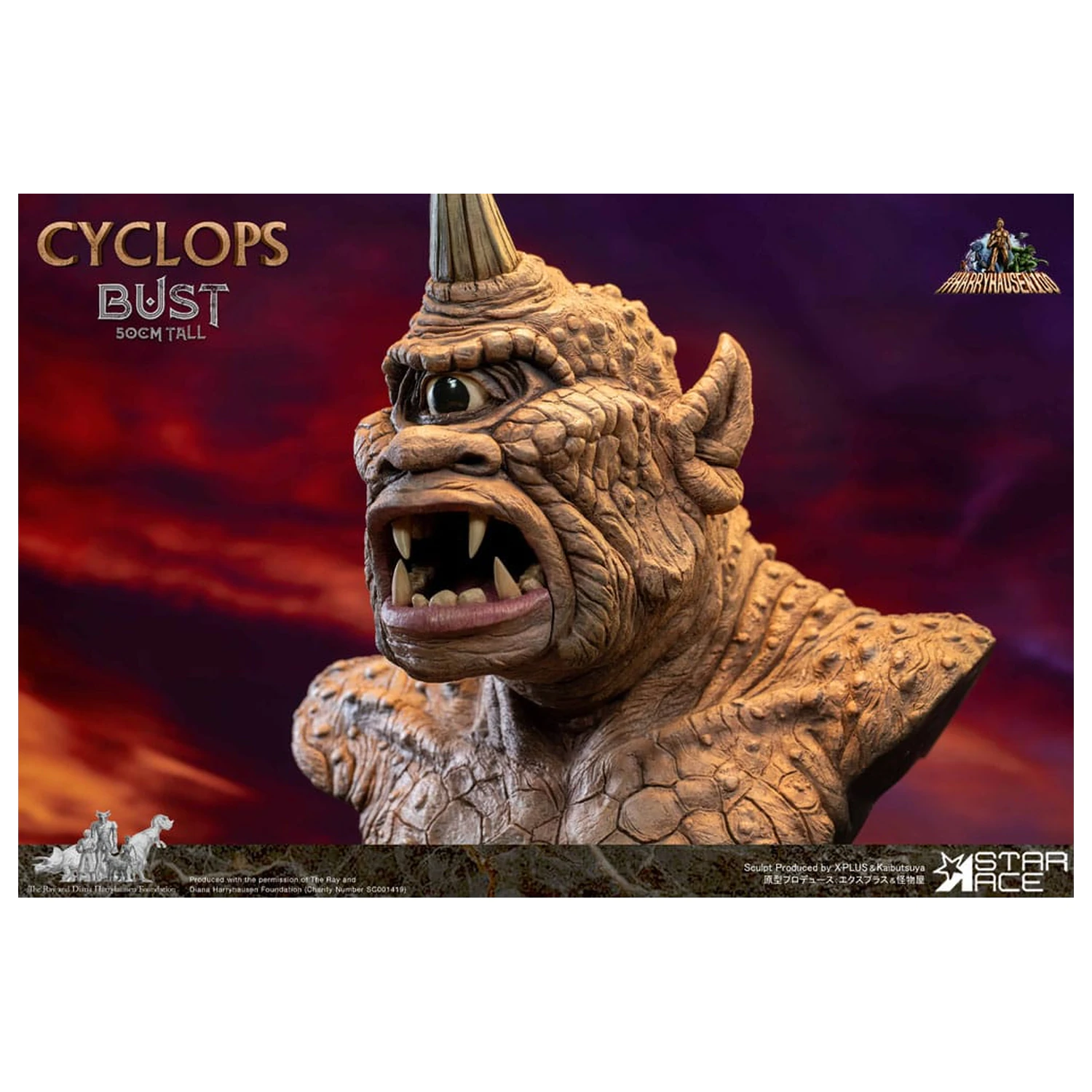 The 7th Voyage of Sinbad Bust Ray Harryhausens Cyclops 50 cm product photo
