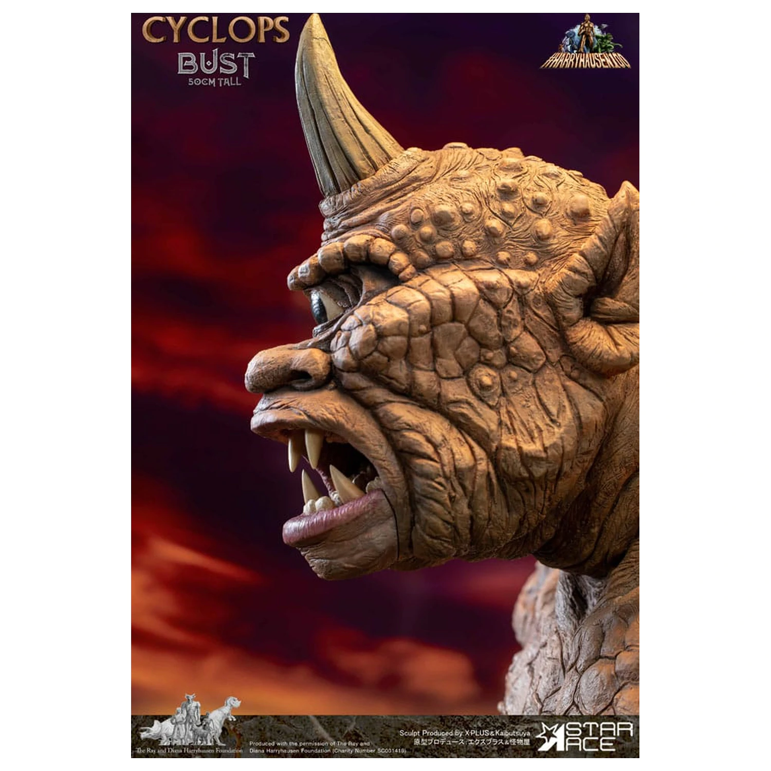 The 7th Voyage of Sinbad Bust Ray Harryhausens Cyclops 50 cm product photo
