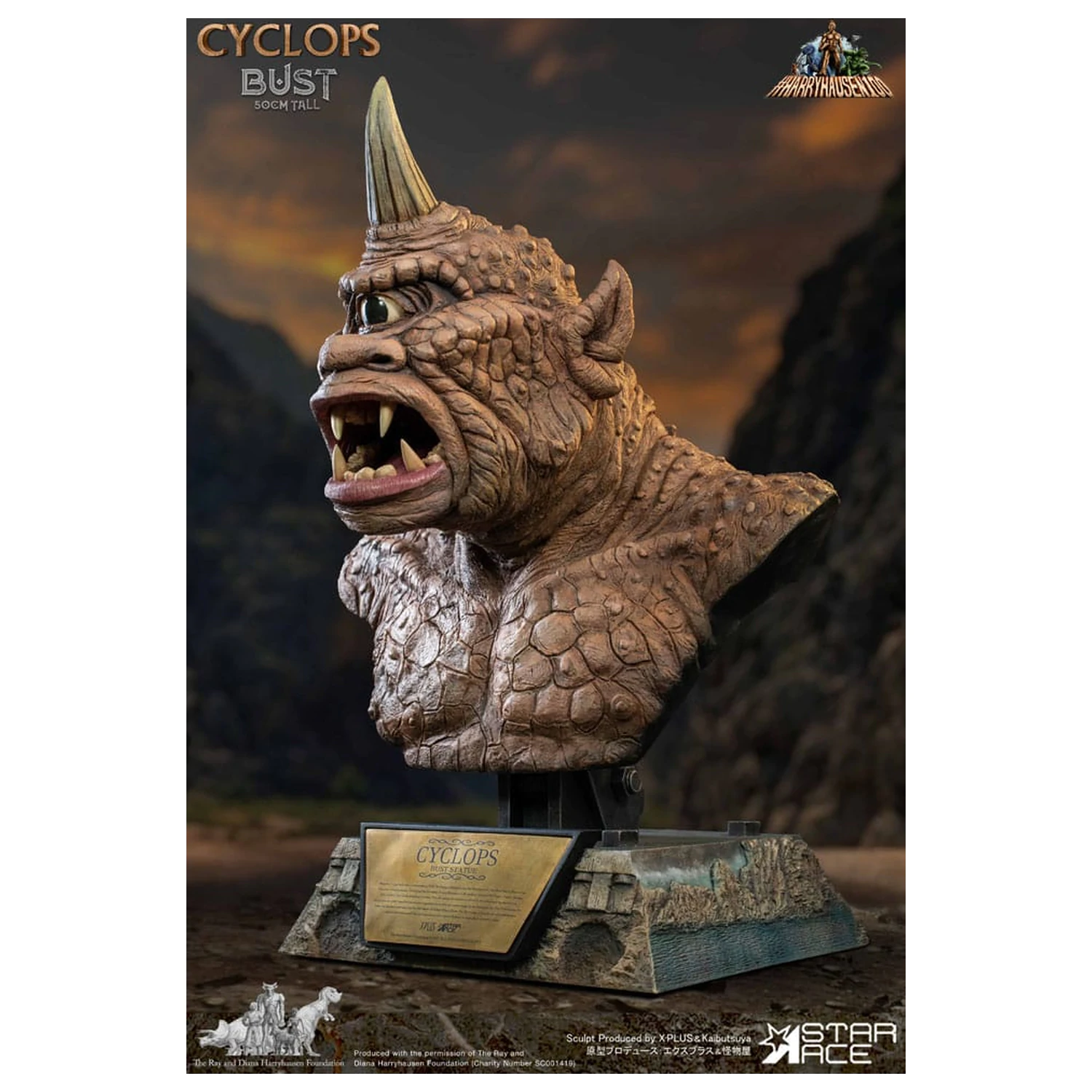 The 7th Voyage of Sinbad Bust Ray Harryhausens Cyclops 50 cm product photo