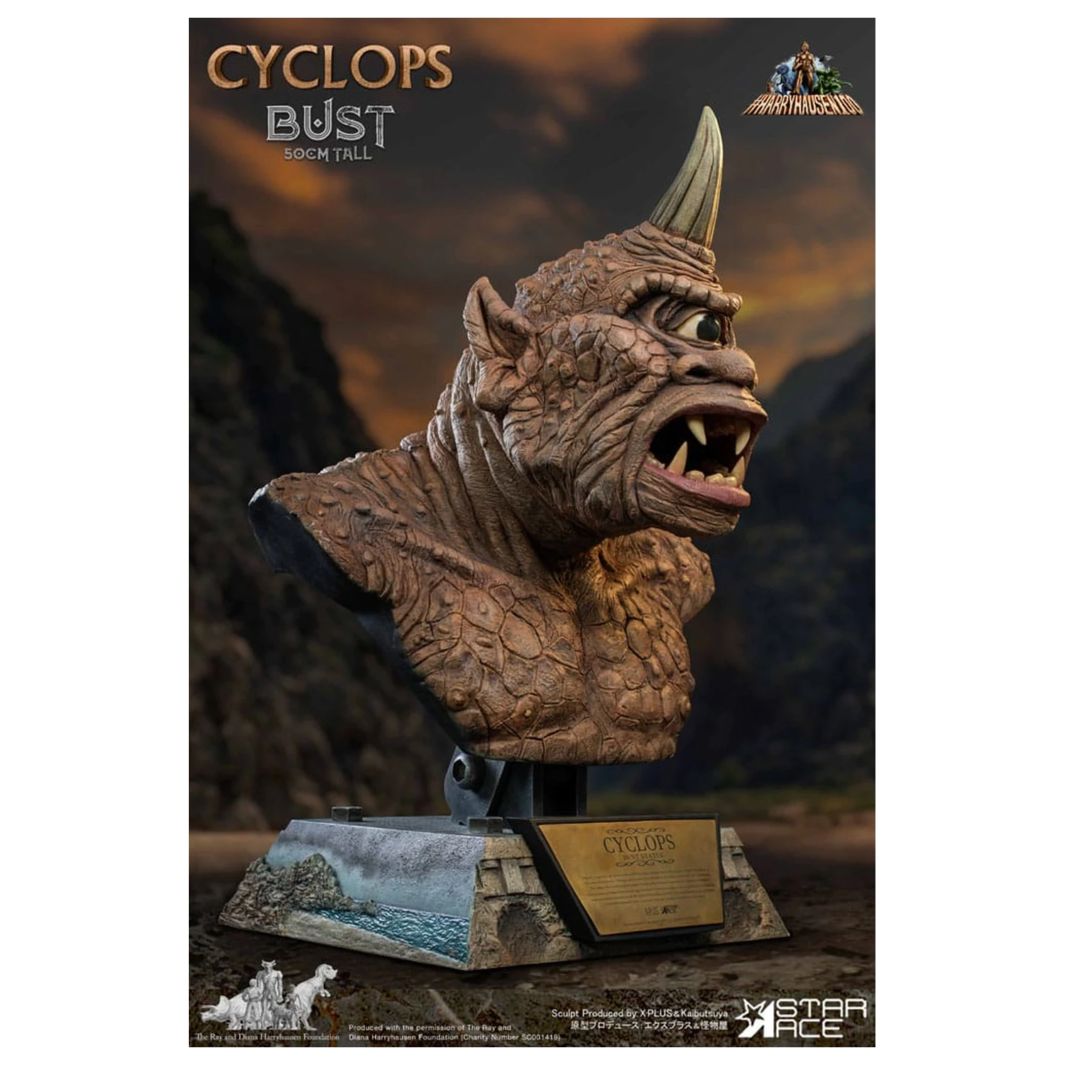 The 7th Voyage of Sinbad Bust Ray Harryhausens Cyclops 50 cm product photo