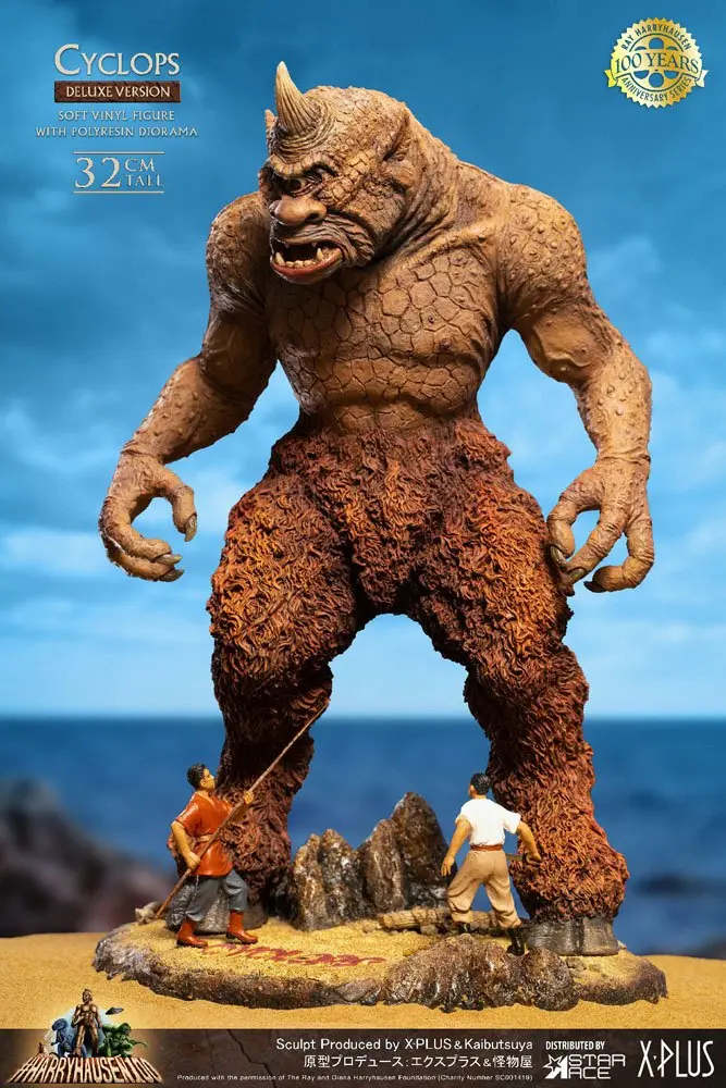 The 7th Voyage of Sinbad Soft Vinyl Statue Ray Harryhausens Cyclops Deluxe Version 32 cm product photo