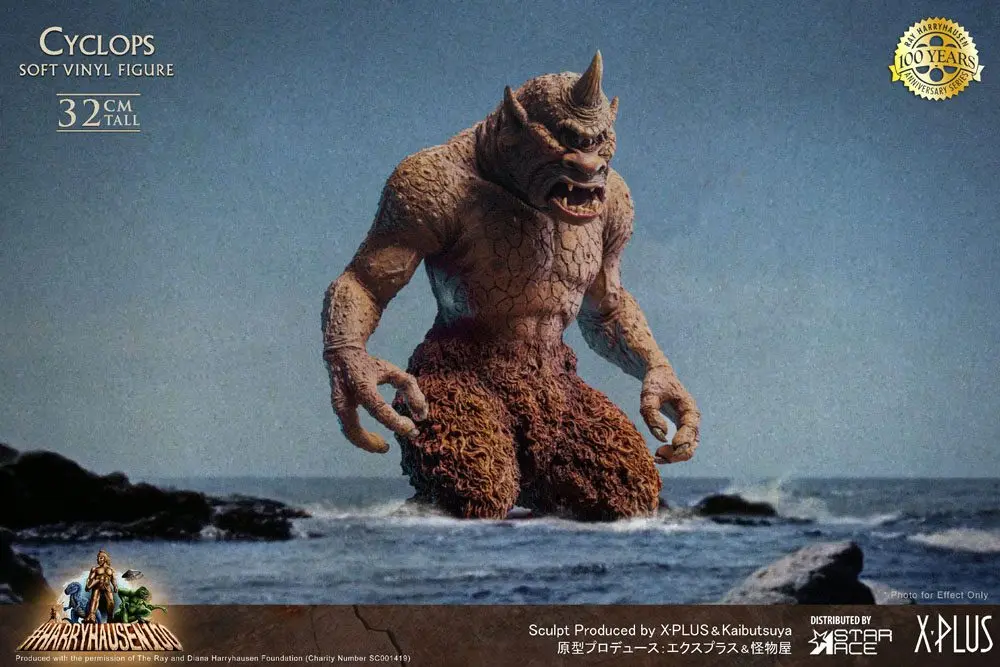 The 7th Voyage of Sinbad Soft Vinyl Statue Ray Harryhausens Cyclops Deluxe Version 32 cm product photo
