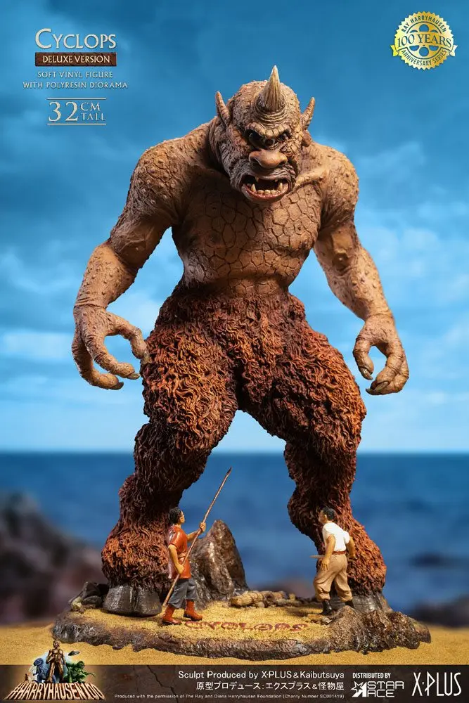 The 7th Voyage of Sinbad Soft Vinyl Statue Ray Harryhausens Cyclops Deluxe Version 32 cm product photo
