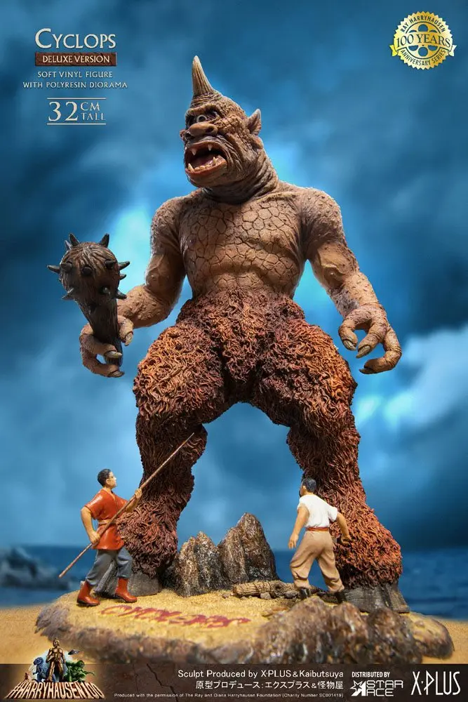 The 7th Voyage of Sinbad Soft Vinyl Statue Ray Harryhausens Cyclops Deluxe Version 32 cm product photo