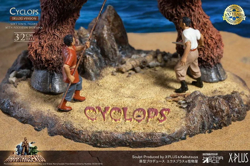 The 7th Voyage of Sinbad Soft Vinyl Statue Ray Harryhausens Cyclops Deluxe Version 32 cm product photo