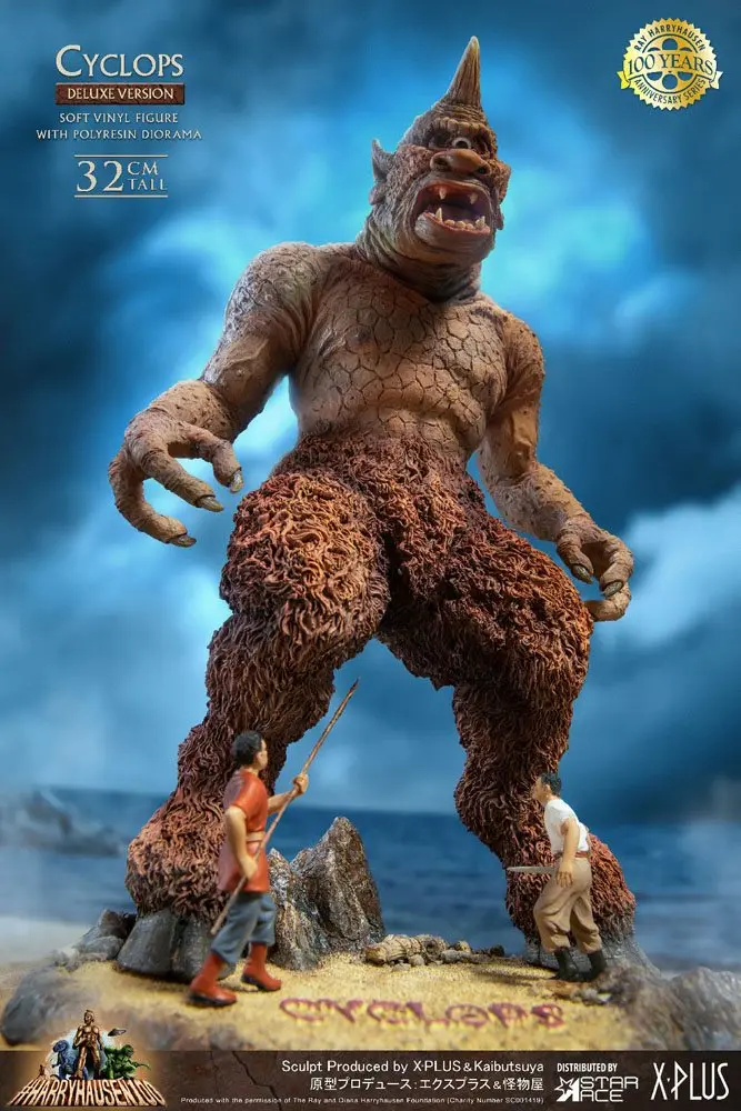 The 7th Voyage of Sinbad Soft Vinyl Statue Ray Harryhausens Cyclops Deluxe Version 32 cm product photo