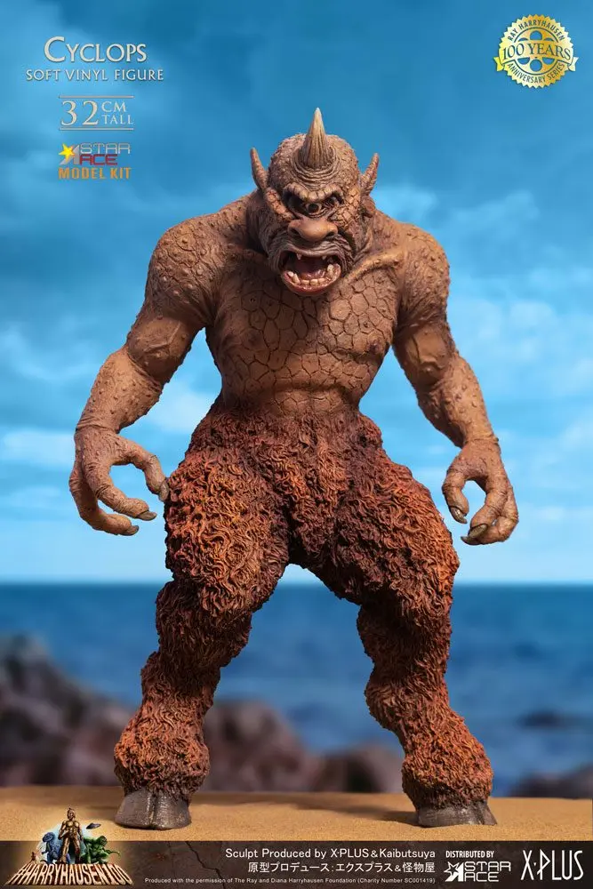 The 7th Voyage of Sinbad Soft Vinyl Model Kit Ray Harryhausens Cyclops 32 cm product photo