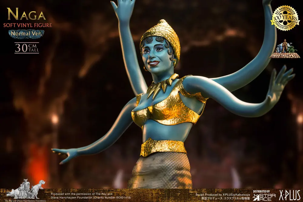 The 7th Voyage of Sinbad Soft Vinyl Statue Ray Harryhausen's Naga (Snake Woman) 31 cm product photo