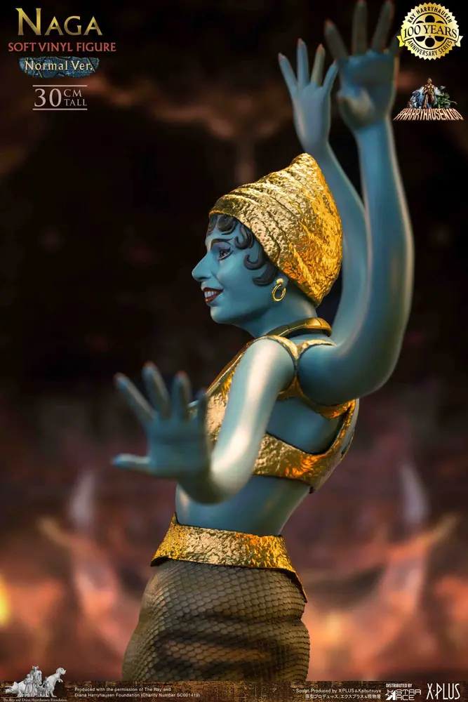 The 7th Voyage of Sinbad Soft Vinyl Statue Ray Harryhausen's Naga (Snake Woman) 31 cm product photo