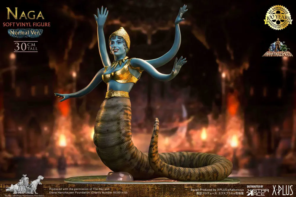 The 7th Voyage of Sinbad Soft Vinyl Statue Ray Harryhausen's Naga (Snake Woman) Deluxe Version 31 cm product photo