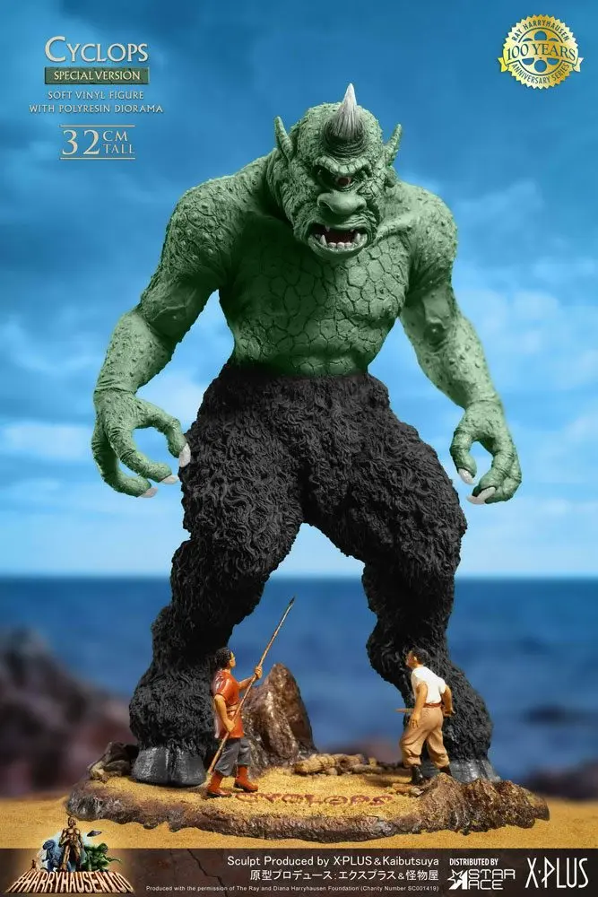 The 7th Voyage of Sinbad Soft Vinyl Statue Ray Harryhausens Cyclops Special Version 32 cm product photo