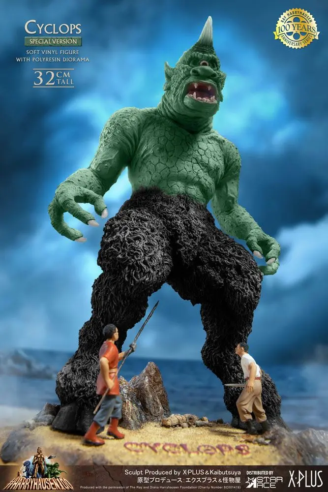 The 7th Voyage of Sinbad Soft Vinyl Statue Ray Harryhausens Cyclops Special Version 32 cm product photo