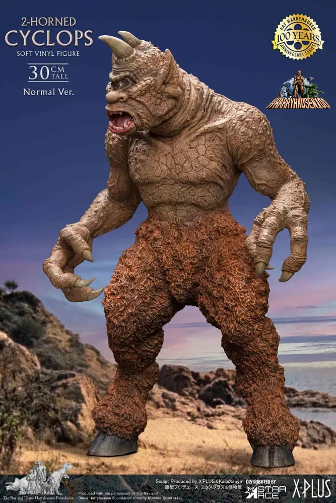 The 7th Voyage of Sinbad Soft Vinyl Statue Ray Harryhausens Horned Cyclops 32 cm product photo