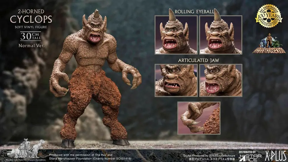 The 7th Voyage of Sinbad Soft Vinyl Statue Ray Harryhausens Horned Cyclops 32 cm product photo
