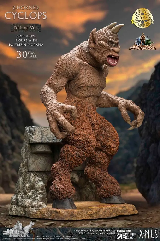 The 7th Voyage of Sinbad Soft Vinyl Statue Ray Harryhausens Horned Cyclops Deluxe Version 32 cm product photo