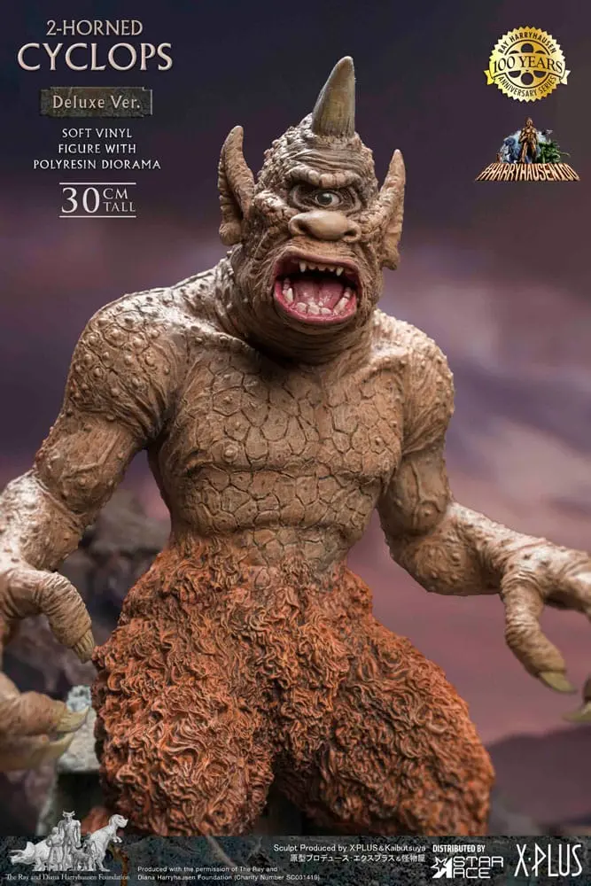 The 7th Voyage of Sinbad Soft Vinyl Statue Ray Harryhausens Horned Cyclops Deluxe Version 32 cm product photo