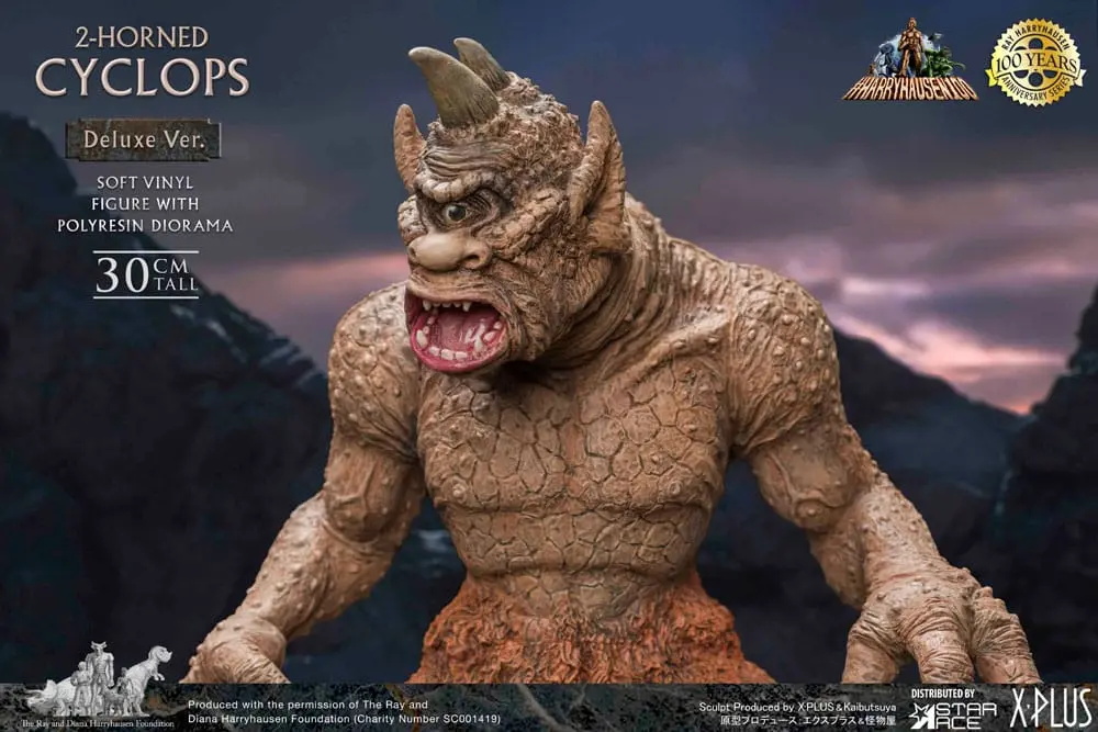 The 7th Voyage of Sinbad Soft Vinyl Statue Ray Harryhausens Horned Cyclops Deluxe Version 32 cm product photo