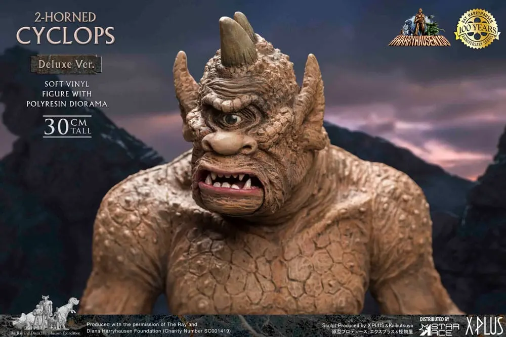 The 7th Voyage of Sinbad Soft Vinyl Statue Ray Harryhausens Horned Cyclops Deluxe Version 32 cm product photo