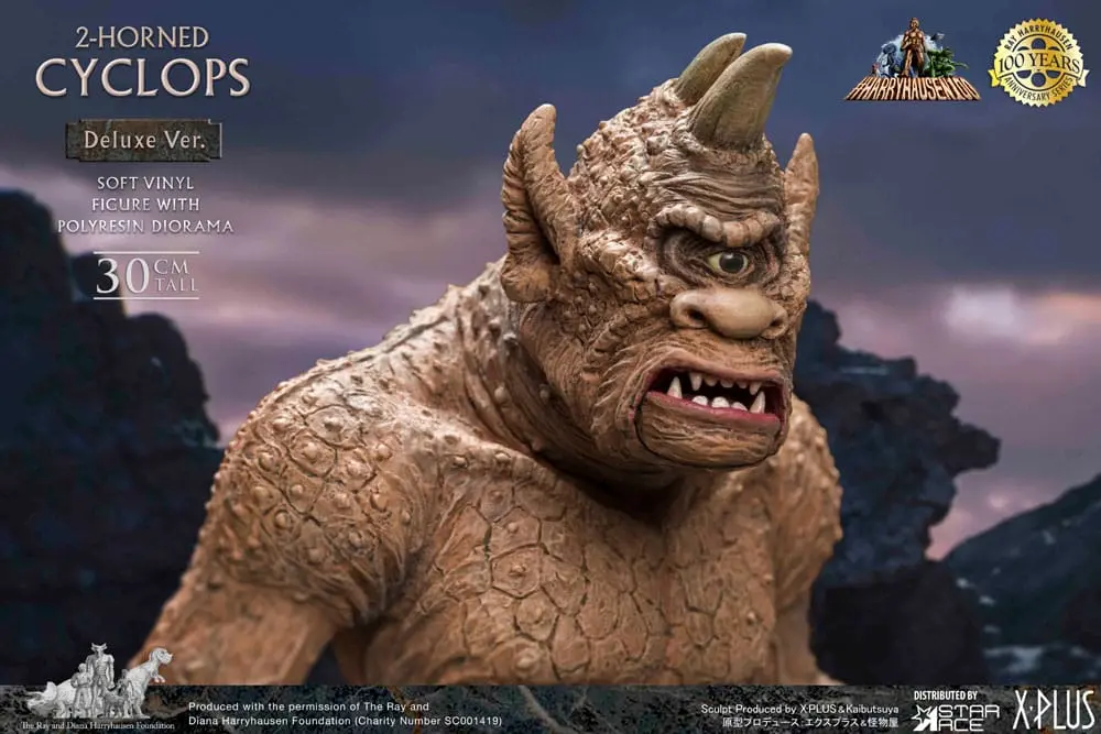 The 7th Voyage of Sinbad Soft Vinyl Statue Ray Harryhausens Horned Cyclops Deluxe Version 32 cm product photo